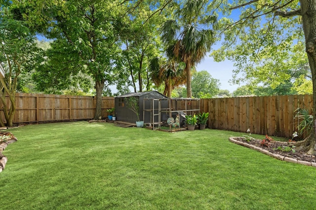 2014 17th St N, Texas City, TX 77590 - fenced backyard with an outbuilding