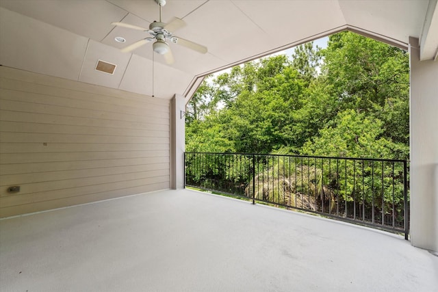15602 Shining Brook Ct, Houston, TX 77044 - view of patio / terrace with ceiling fan