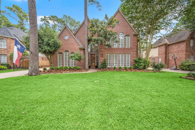 13306 Golden Valley Dr, Cypress, TX 77429 - colonial house with brick siding