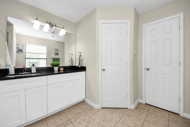19110 Remington Springs Dr, Houston, TX 77073 - full bathroom with double vanity and tile patterned flooring