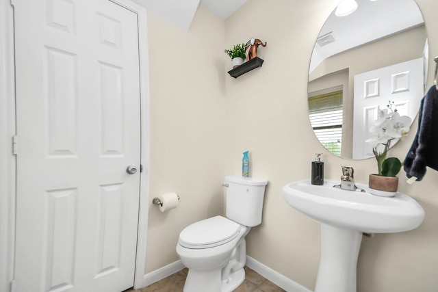 19110 Remington Springs Dr, Houston, TX 77073 - half bathroom featuring toilet and tile patterned flooring