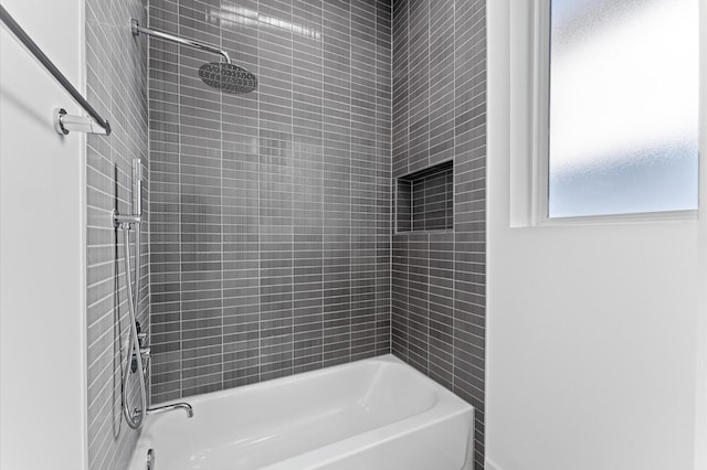 324 Aurora St, Houston, TX 77008 - bathroom featuring shower / bath combination