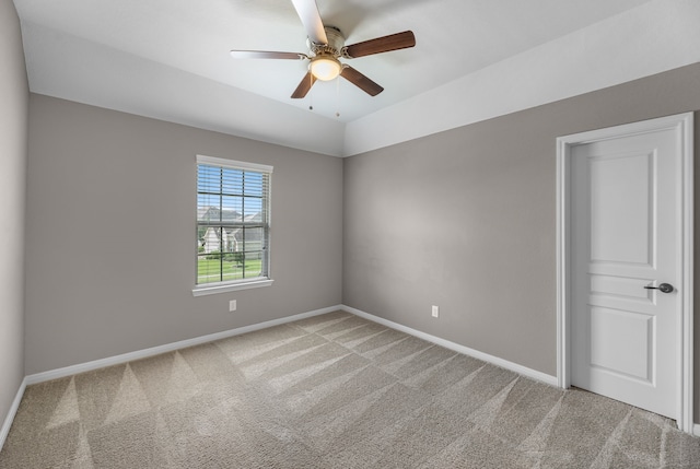 30212 Green Meadows Ln, Brookshire, TX 77423 - empty room featuring light colored carpet and ceiling fan