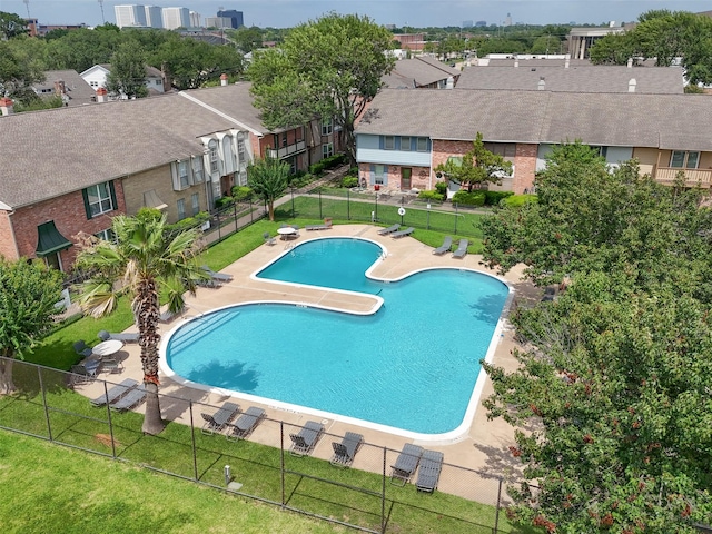 14708 Perthshire Rd Unit F, Houston, TX 77079 - community pool with a residential view