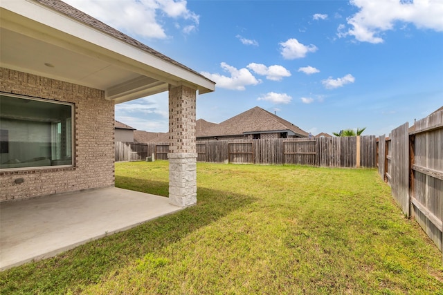 10614 Hazel Hills Dr, Cypress, TX 77433 - fenced backyard featuring a patio
