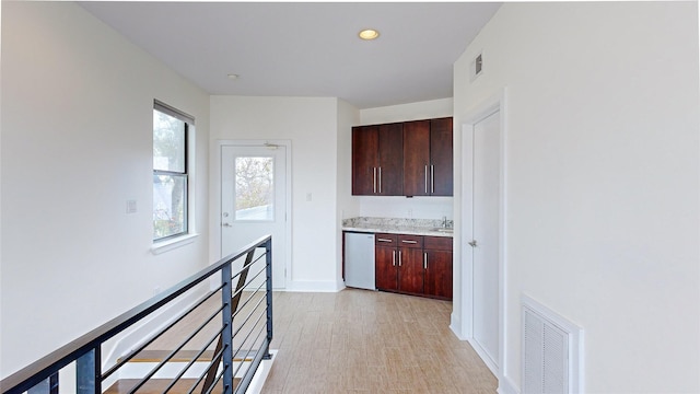 1767 Michigan St, Houston, TX 77006 - hallway with recessed lighting and baseboards