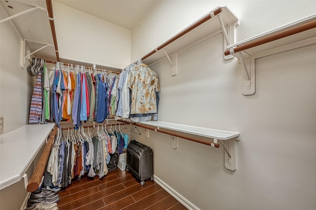 5918 Emmit Creek Ln, Sugar Land, TX 77479 - walk in closet with wood finished floors