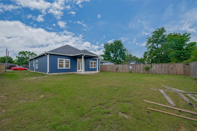 515 Briarcliff Dr, Houston, TX 77076 - rear view of property with a fenced backyard
