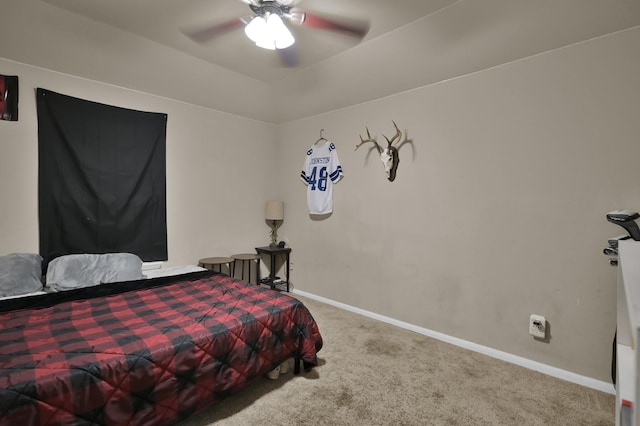 7455 Durango Creek Dr, Magnolia, TX 77354 - bedroom featuring carpet floors and a ceiling fan