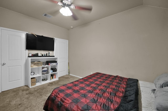 7455 Durango Creek Dr, Magnolia, TX 77354 - carpeted bedroom featuring ceiling fan