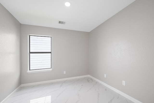 18935 Remington Bend Dr, Houston, TX 77073 - empty room with light marble finish floors and recessed lighting