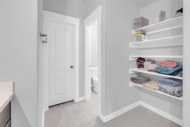 12326 Sabine Point Dr, Humble, TX 77346 - bathroom with vanity and tile patterned flooring