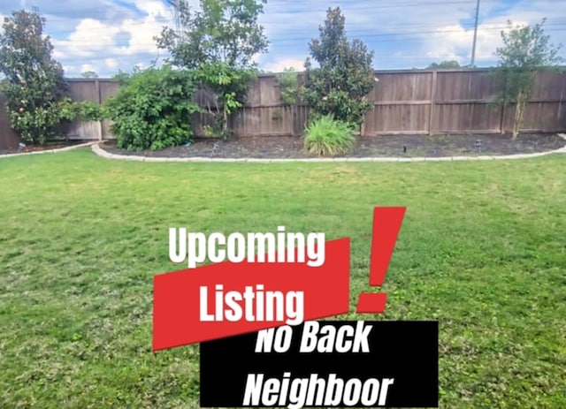 5715 Caper Shores Ln, Sugar Land, TX 77479 - view of fenced backyard