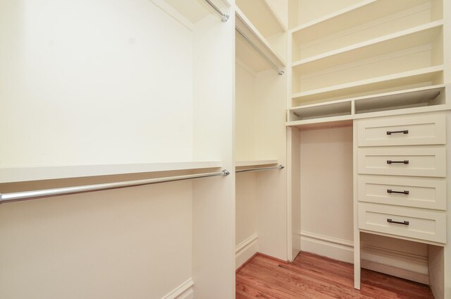626 E 22nd St, Houston, TX 77008 - spacious closet with light wood finished floors