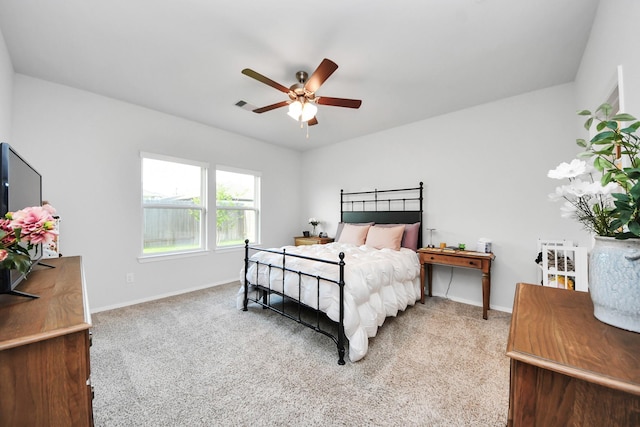 23238 Spring Genesis Ln, Katy, TX 77493 - bedroom with carpet and a ceiling fan