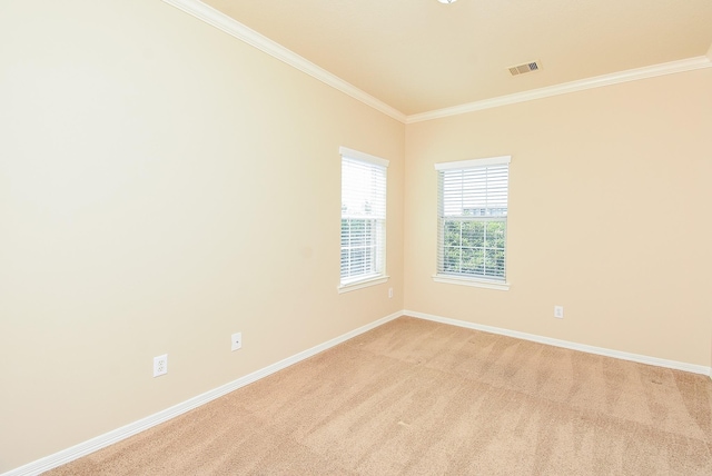 14431 Basalt Ln, Houston, TX 77077 - unfurnished room featuring ornamental molding and light carpet