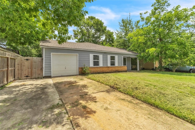 11515 Duane St, Houston, TX 77047 - view of front of property with brick siding, an attached garage, driveway, and a shingled roof