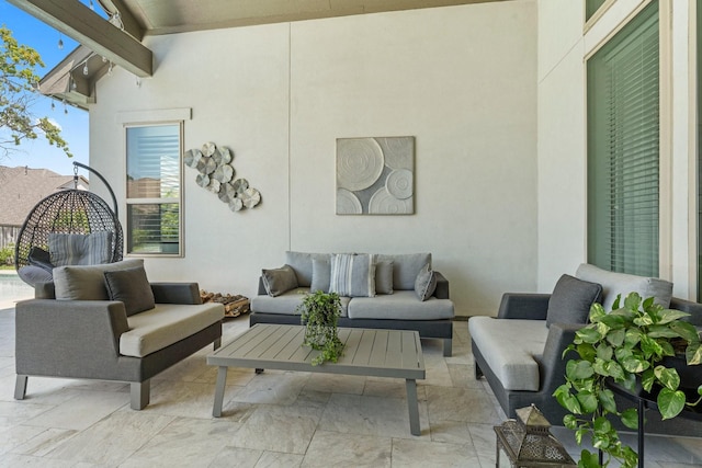 22 Mayapple Blossom Pl, Tomball, TX 77375 - view of patio featuring outdoor lounge area