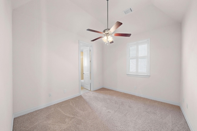 1048 W 21st St, Houston, TX 77008 - empty room with light colored carpet and a ceiling fan