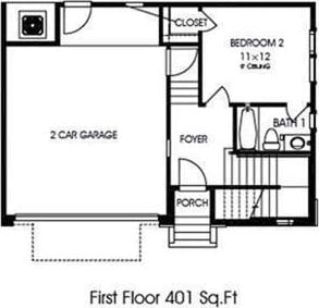 1048 W 21st St, Houston, TX 77008 - view of home floor plan