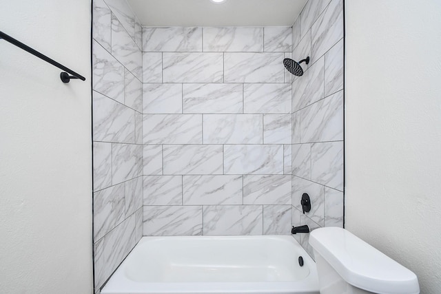14511 Lourdes Dr, Houston, TX 77049 - bathroom featuring toilet and bathing tub / shower combination