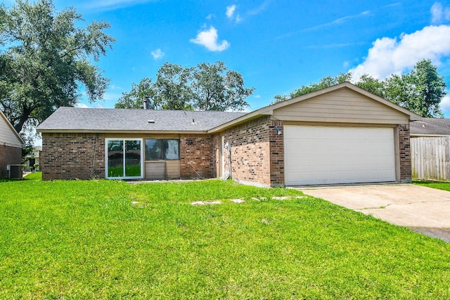 14511 Lourdes Dr, Houston, TX 77049 - ranch-style home featuring brick siding, driveway, and an attached garage