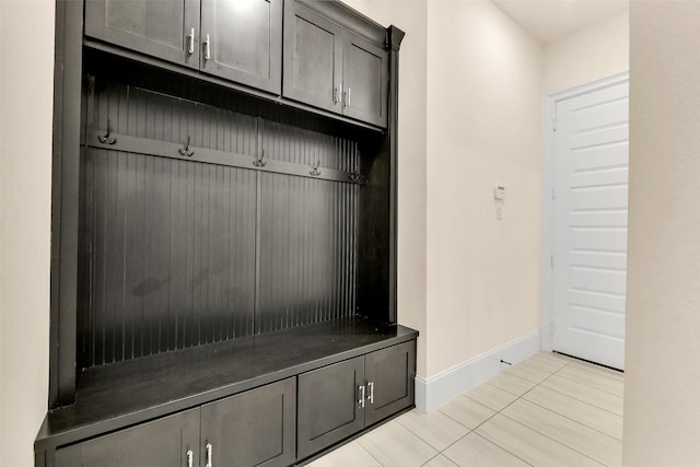 19303 Tree Canopy Ct, Cypress, TX 77433 - mudroom with baseboards and tile patterned flooring