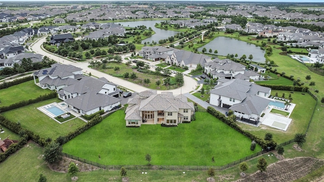 19303 Tree Canopy Ct, Cypress, TX 77433 - aerial perspective of suburban area featuring a nearby body of water