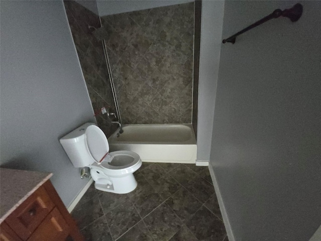 146 Disney St, Arcola, TX 77583 - full bathroom featuring a shower, tile patterned flooring, and vanity
