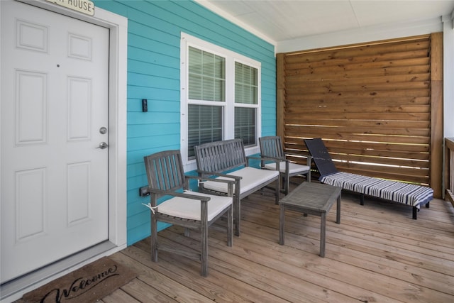 975 S S Cv, Crystal Beach, TX 77650 - view of deck