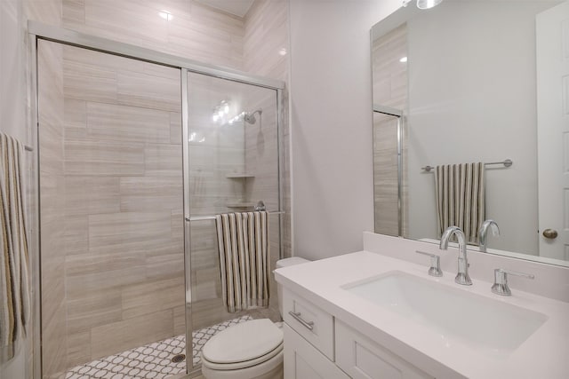 19506 Bradford Pines Ct, Cypress, TX 77433 - bathroom with vanity and a shower stall