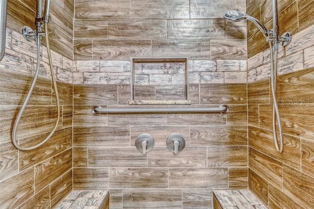 7215 Pembrough Ln, Katy, TX 77494 - full bathroom featuring tiled shower