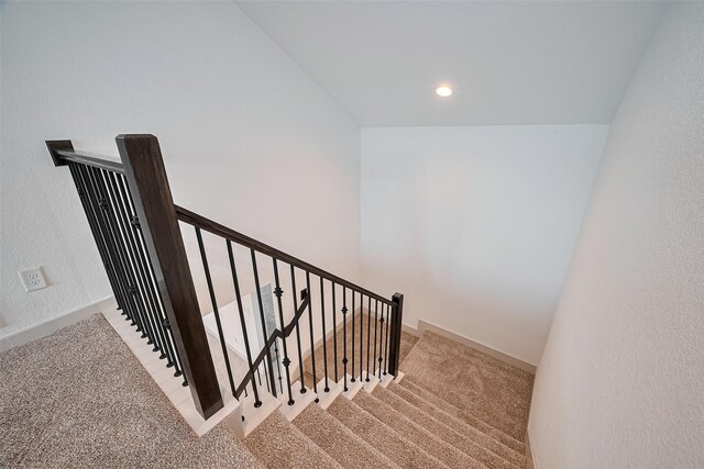 3943 Austins Pass, Katy, TX 77494 - stairs with carpet and baseboards
