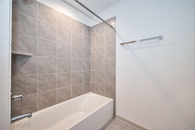 3943 Austins Pass, Katy, TX 77494 - bathroom featuring washtub / shower combination and tile patterned floors