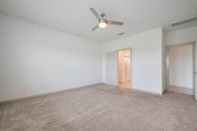3943 Austins Pass, Katy, TX 77494 - unfurnished bedroom with light carpet and a ceiling fan