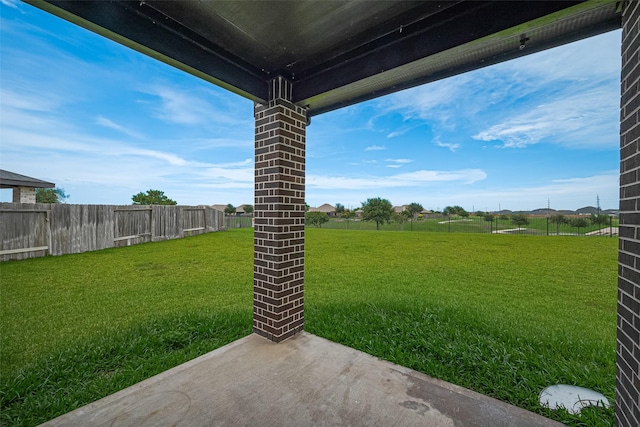 3943 Austins Pass, Katy, TX 77494 - fenced backyard featuring a patio area