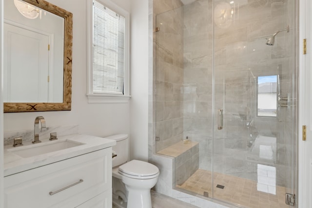 2707 Westgrove Ln, Houston, TX 77027 - bathroom featuring vanity and a shower stall