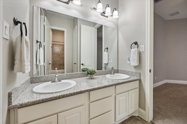 27722 Lakeway Trail Ln, Fulshear, TX 77441 - full bath with double vanity and a shower