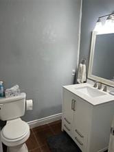 12500 Sandpiper Dr Unit 57, Houston, TX 77035 - half bath featuring toilet and vanity