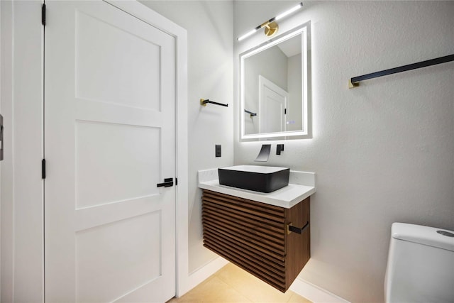 602 W 28th St Unit A, Houston, TX 77008 - bathroom with vanity and toilet