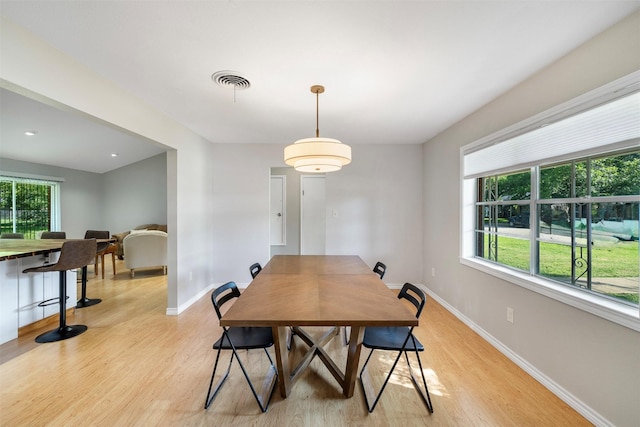 420 Hale St, Lexington, TX 78947 - dining room featuring light wood-type flooring and plenty of natural light
