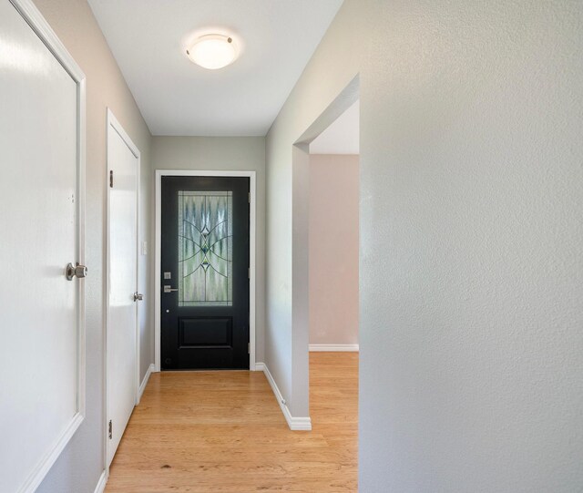 420 Hale St, Lexington, TX 78947 - entryway with light wood finished floors and baseboards