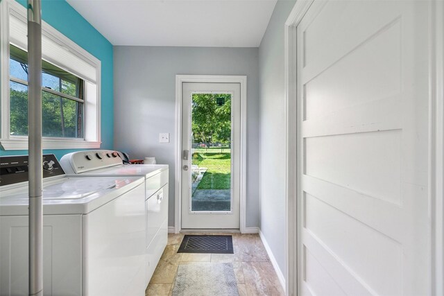 420 Hale St, Lexington, TX 78947 - washroom featuring washer and clothes dryer and baseboards