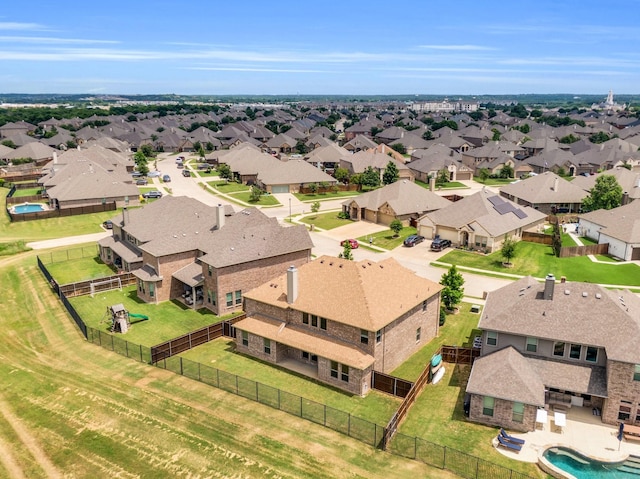 1708 Stillwater Dr, Burleson, TX 76028 - aerial view of residential area with a pool area
