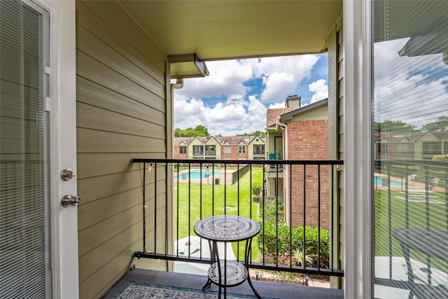 18800 Egret Bay Blvd Unit 1405, Webster, TX 77058 - balcony featuring a residential view