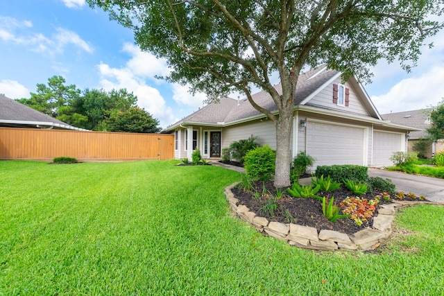 5242 Garnetfield Ln, Katy, TX 77494 - view of front of house featuring concrete driveway and a garage