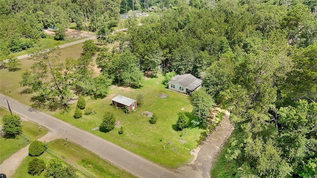 0 Squire Ln, Shepherd, TX 77371 - aerial overview of property's location with a forest