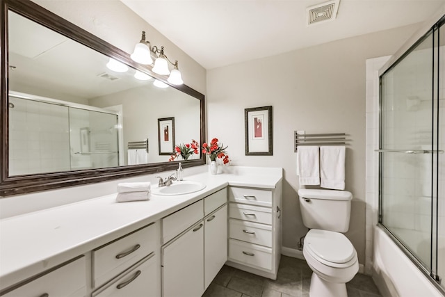 1330 Old Spanish Trl Unit 1210, Houston, TX 77054 - full bath featuring vanity, tile patterned floors, and shower / bath combination with glass door