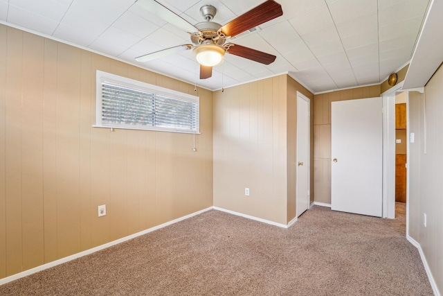 5302 Pine Ave, Pasadena, TX 77503 - empty room featuring a ceiling fan and carpet flooring