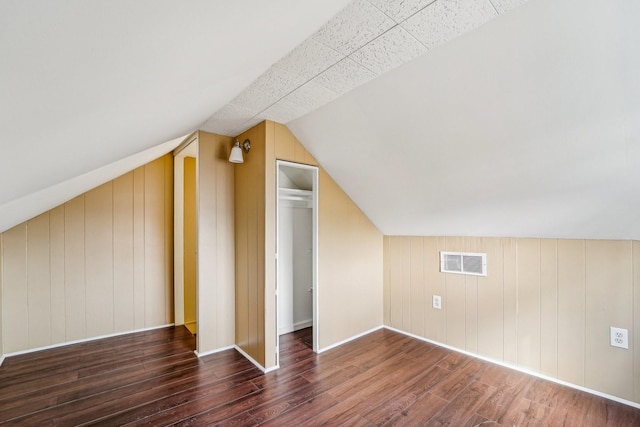 5302 Pine Ave, Pasadena, TX 77503 - additional living space with wood finished floors and lofted ceiling